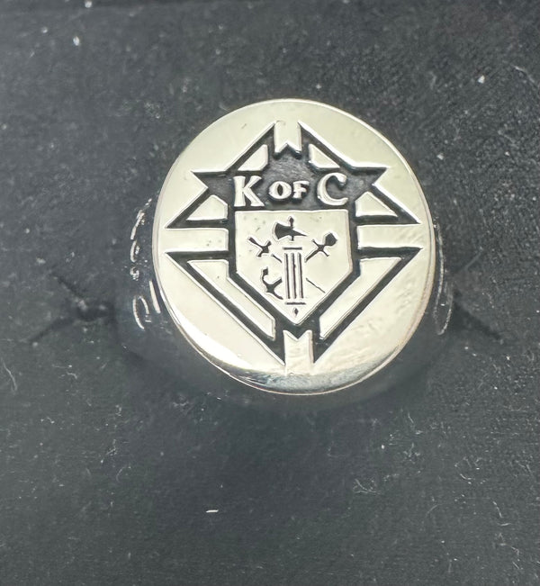Incised Oval Signet Ring - Emblem or 4th Degree - Knights Gear USA