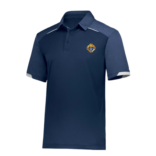 Russell Legend Polo - Navy/Emblem - Knights Gear USA
