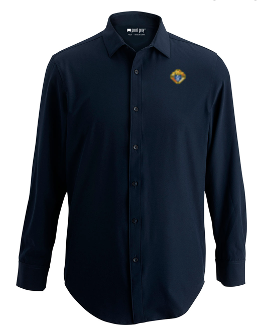 knights of columbus dress shirts Knights Of Columbus Button-Down Shirt, Navy Blue / 3X-Large
