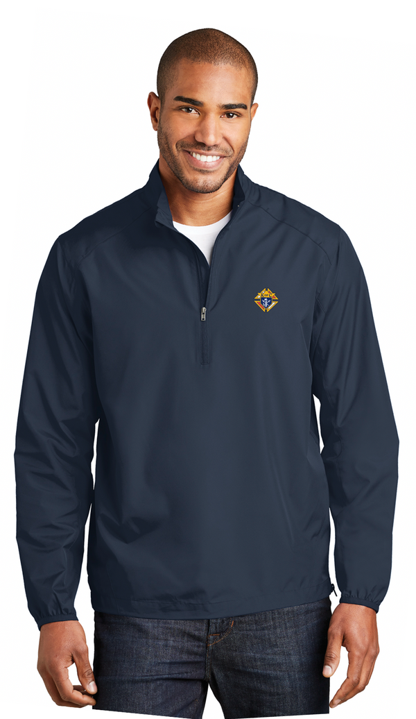 ジャケット・アウター S.F.C BASEBALL HALF ZIP JACKET Navy 193976-scaled.jpg