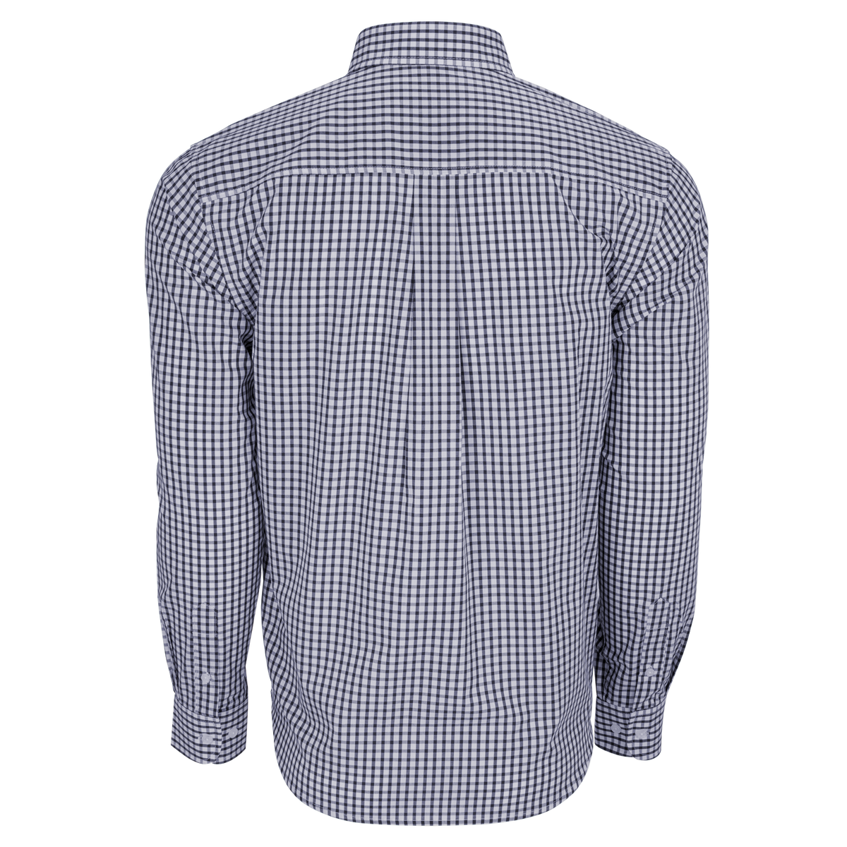 Easy-Care Gingham Check Button-Down Shirt