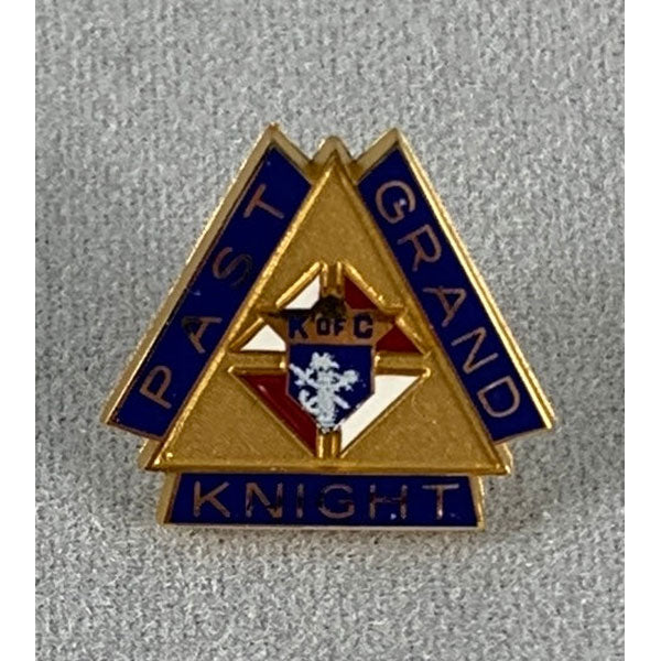 Gold Plated Past Grand Knight Pin