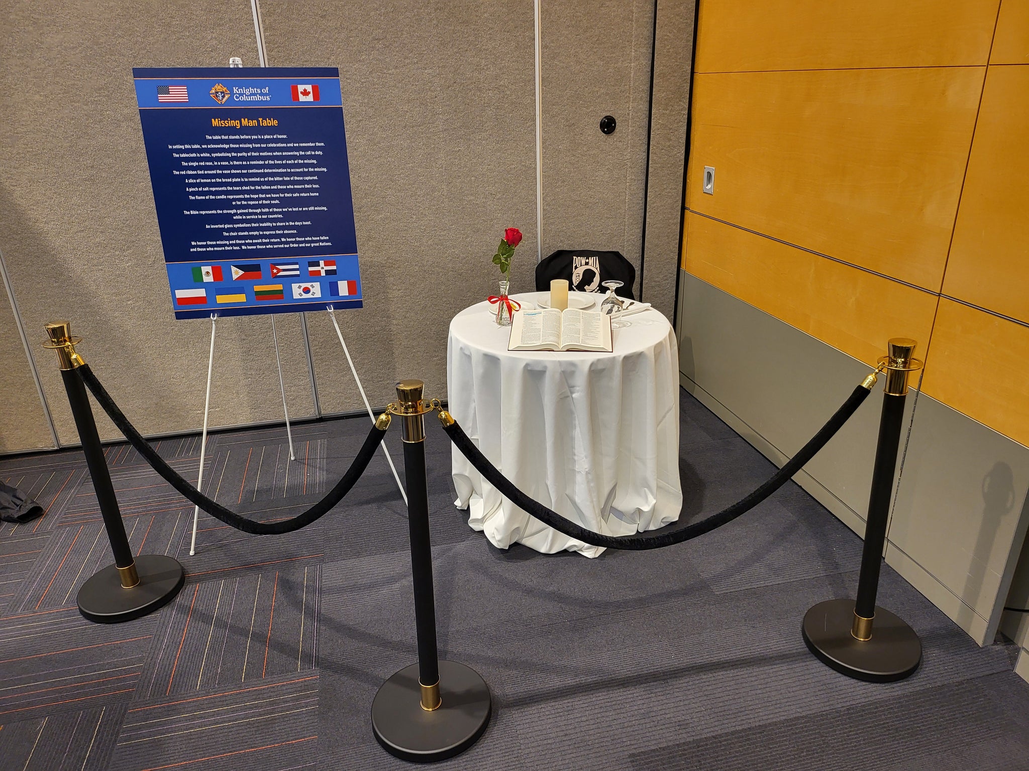 Missing Man Table Kit - Knights Gear USA