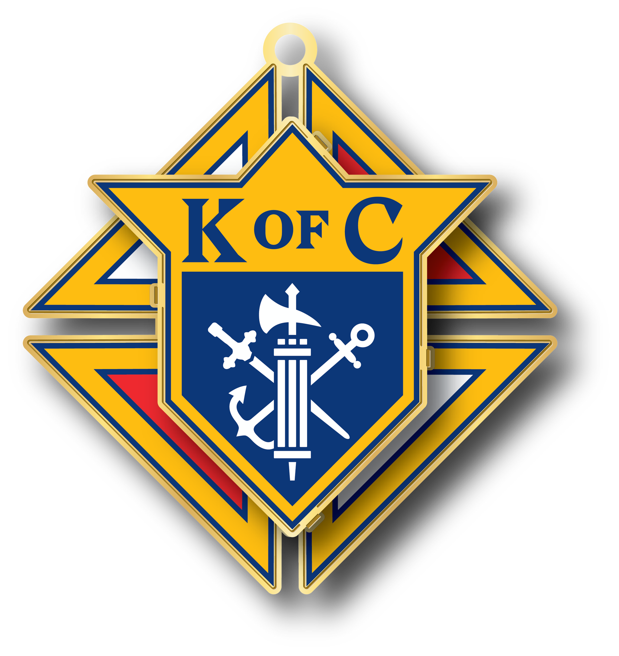 Christmas Ornament - 3rd Degree Emblem - Knights Gear USA