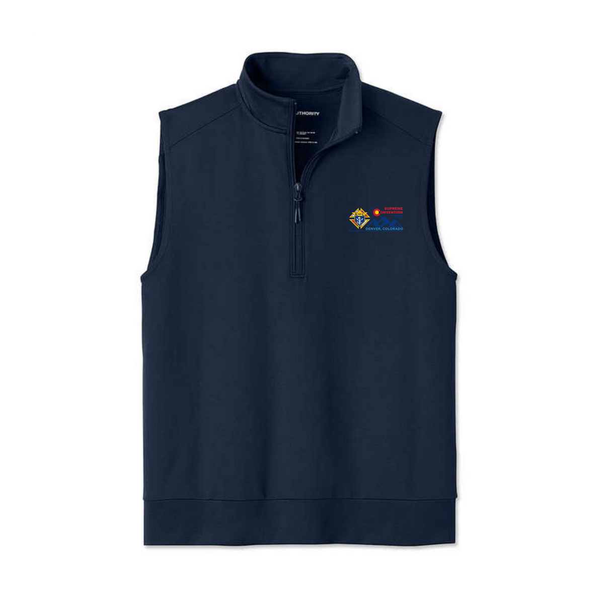 2026 Denver, Colorado Supreme Convention Men's Double Knit Quarter-Zip Vest