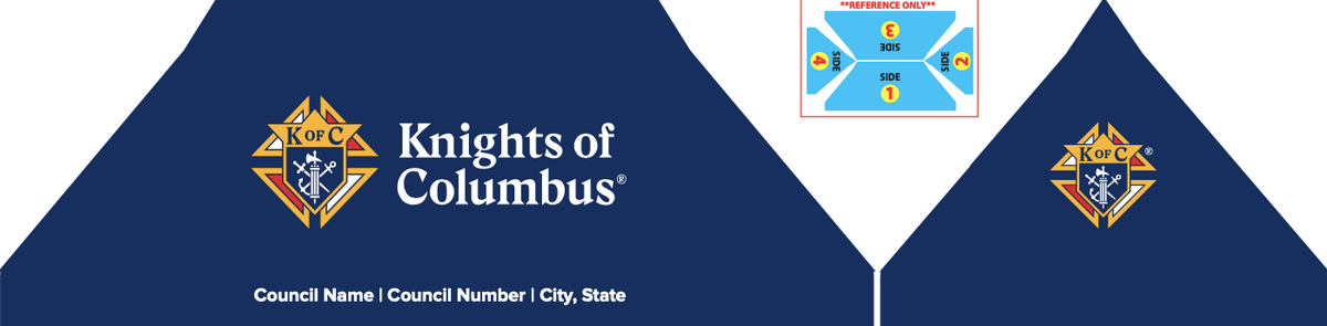 10 ft. x 20 ft. Steel Canopy Tent - Custom Council