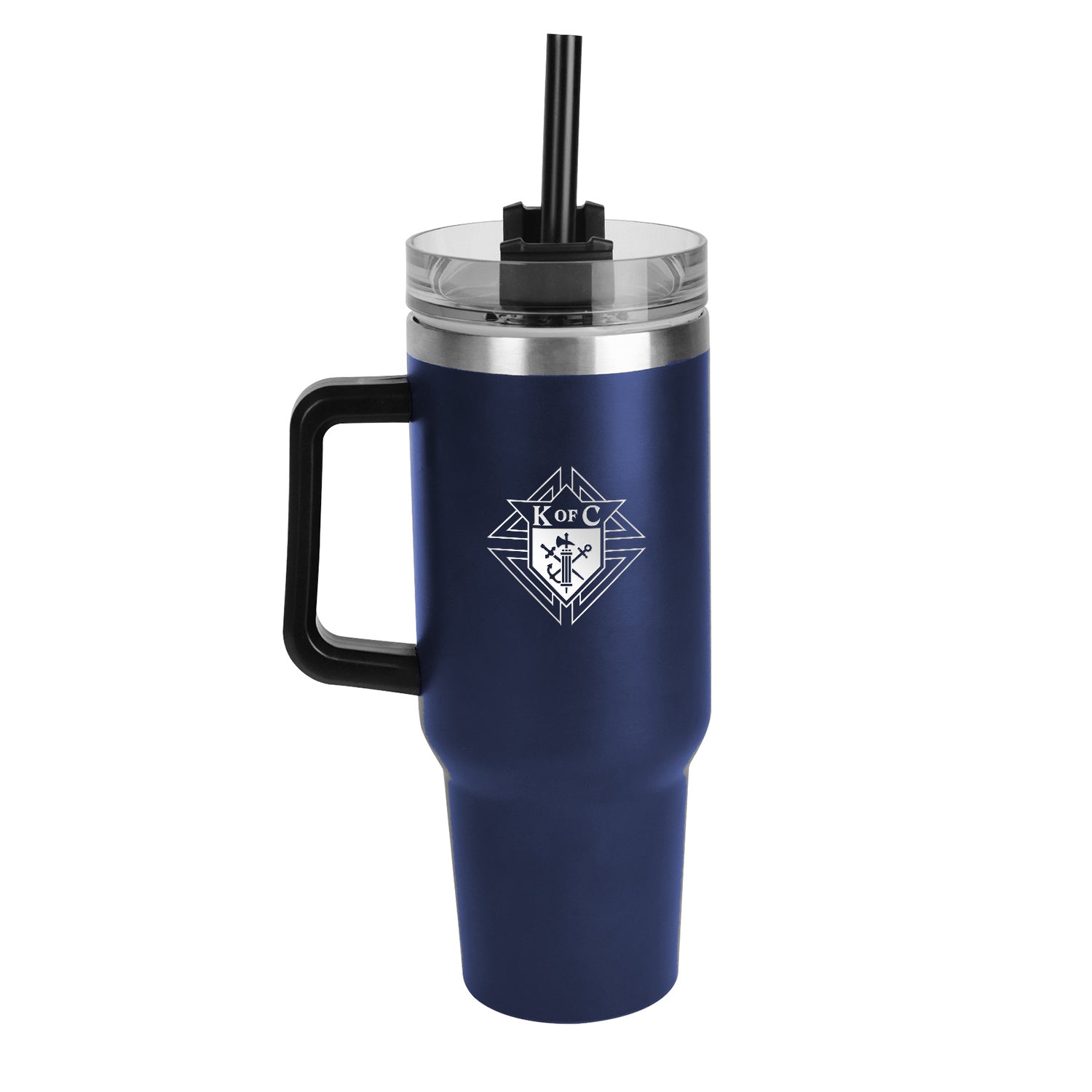 40 oz Double Wall Tumbler with Handle - Knights Gear USA