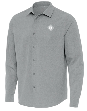 Exposure Long-Sleeve Woven Open-Collar Shirt