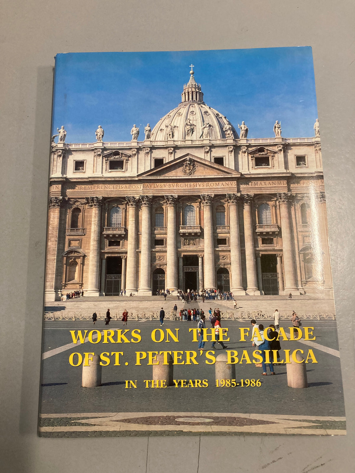 Works on the Facade of St. Peter&#39;s Basilica