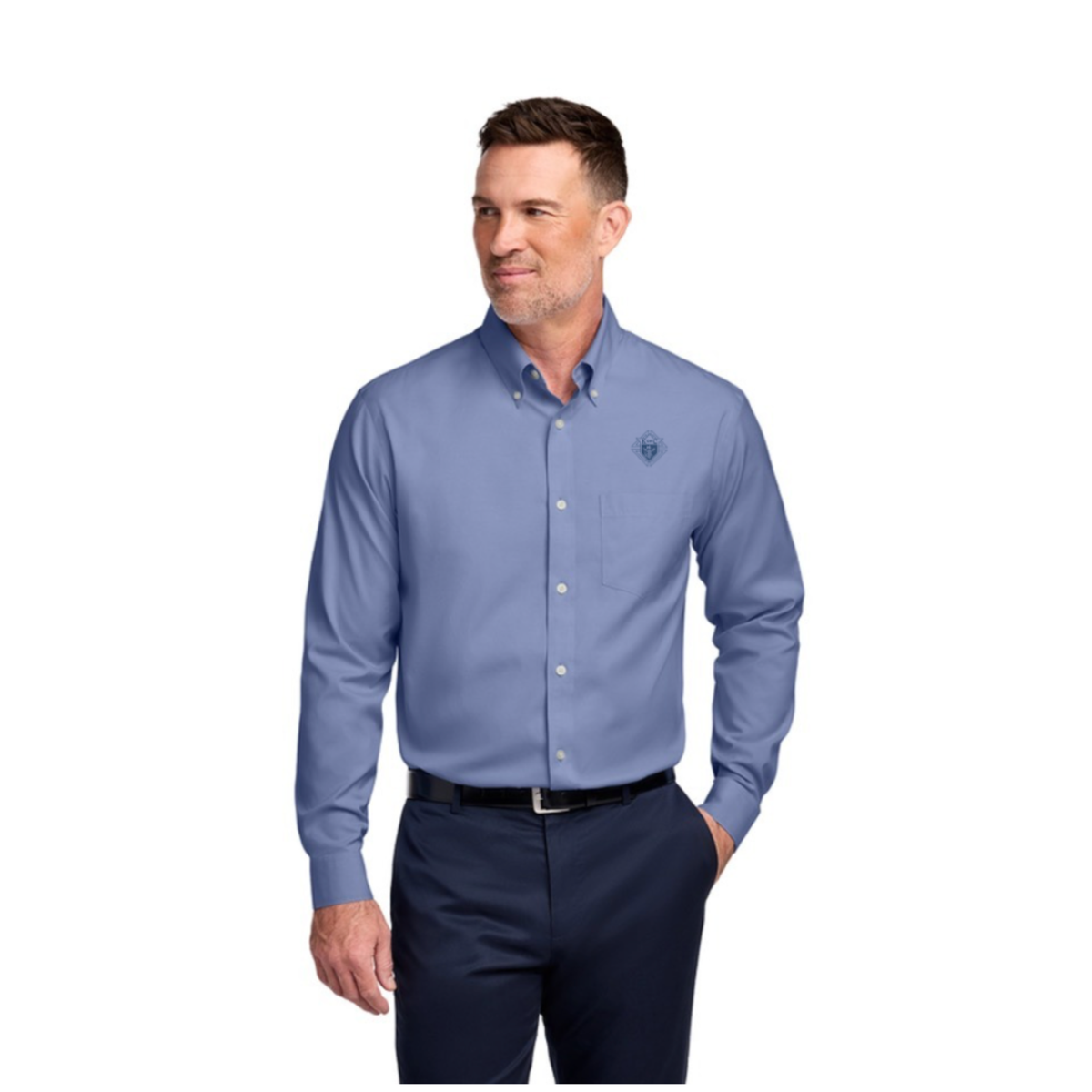 Brooks Bros. Pinpoint Button-Down Collar Dress Shirt