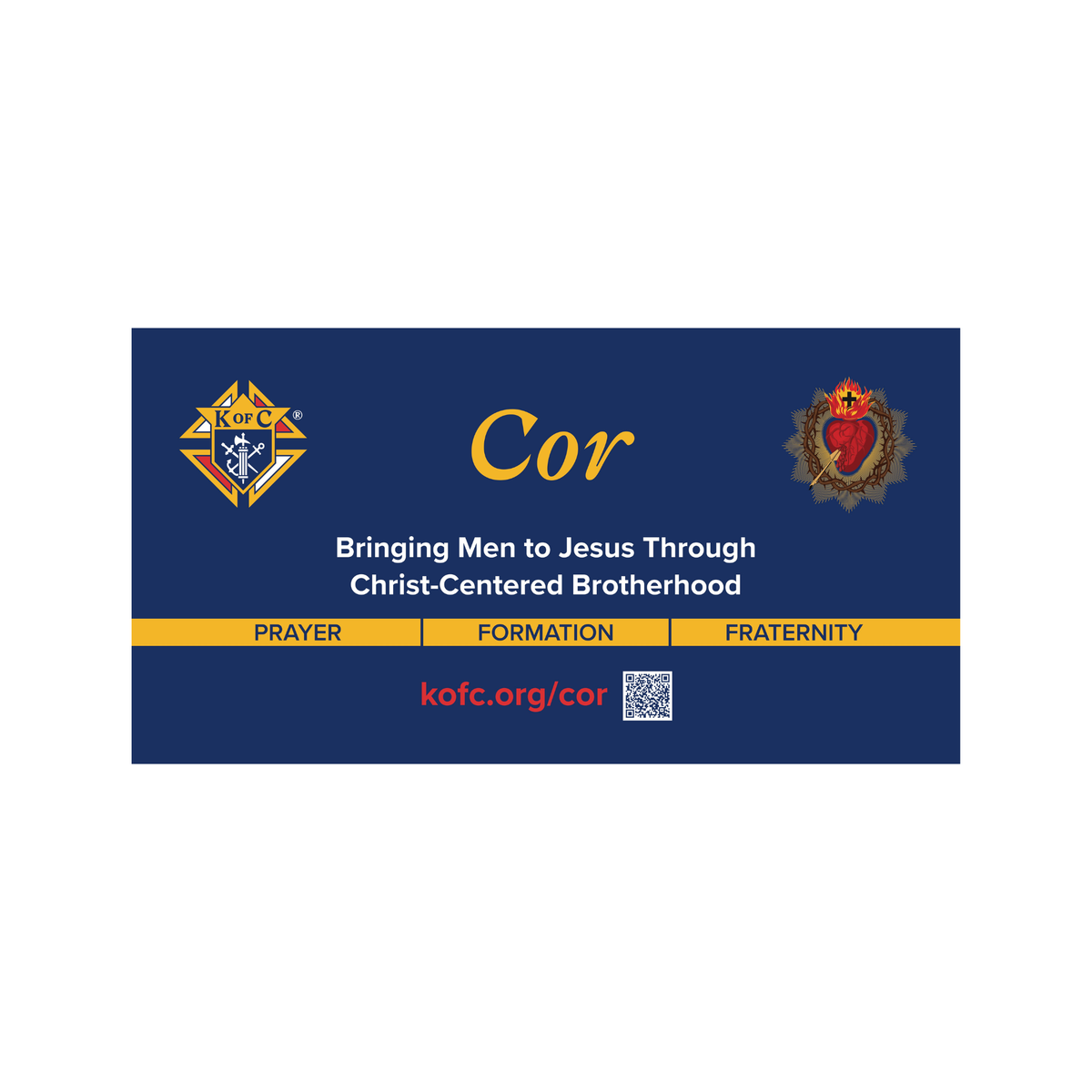 Cor Horizontal Banner 72 x 36