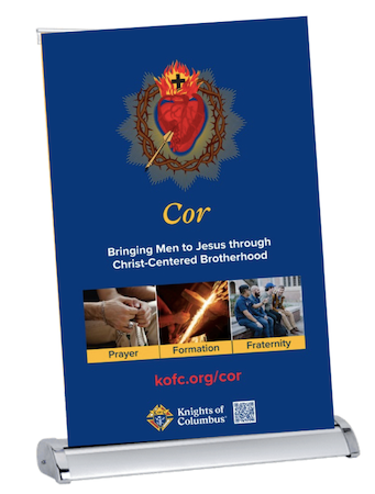 Cor - Mini Stand Banner - 11 x 17