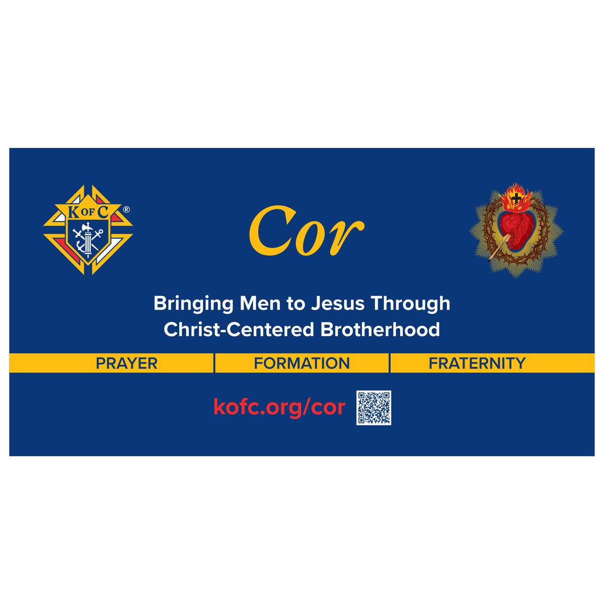 Cor Horizontal Banner 6' x 3'