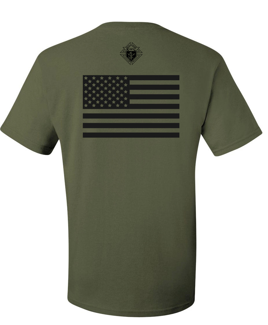 KofC Insurance Agency Guard. Grow. Give - Military Version - T-Shirts - packs of 10