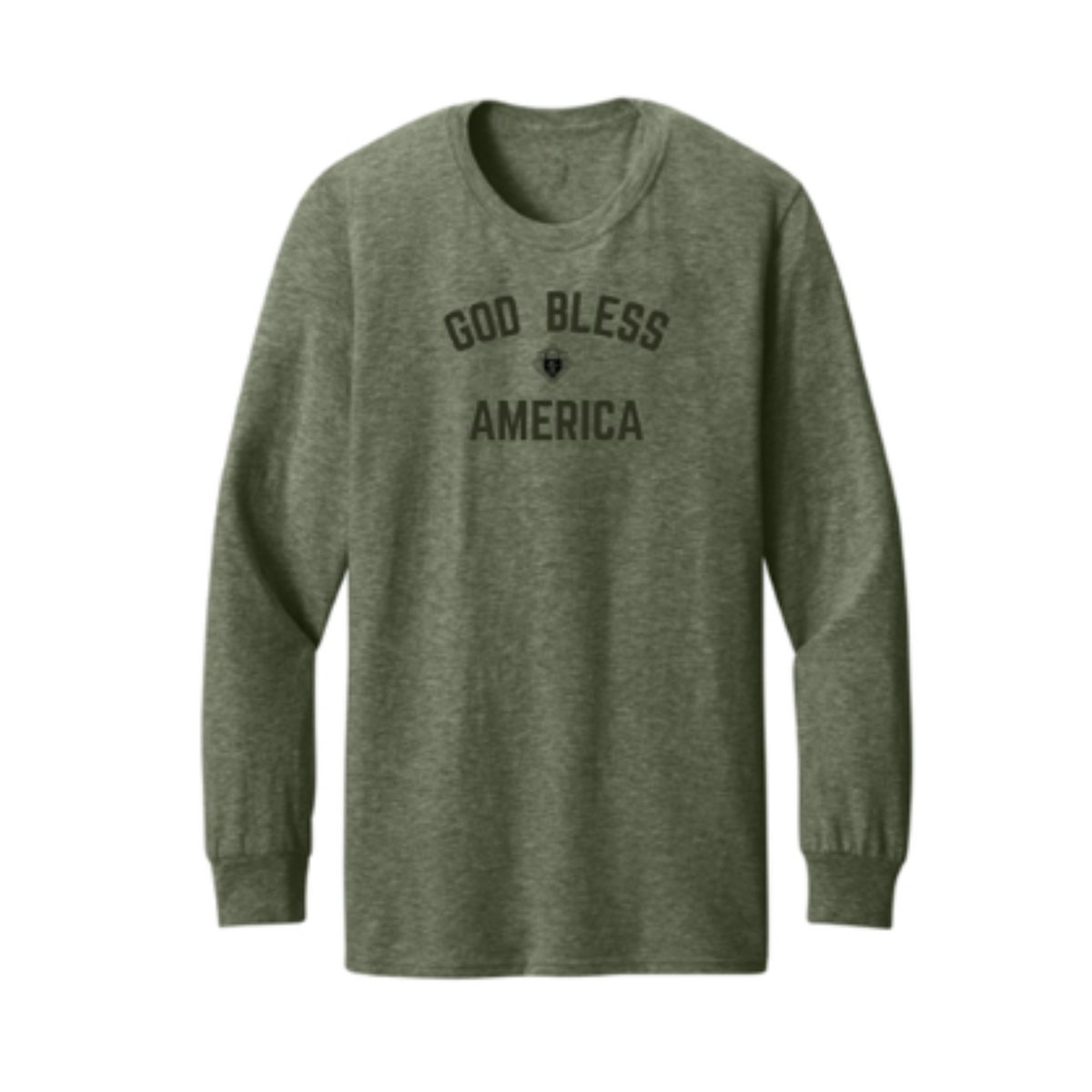K of C God Bless America Long Sleeve T-Shirt