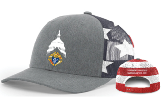 2025 Washington, DC Supreme Convention Trucker Hat with USA Flag