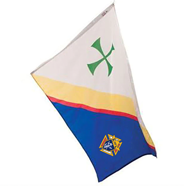 Bandera para exteriores de los Caballeros de Colón - 3&#39; x 5&#39;