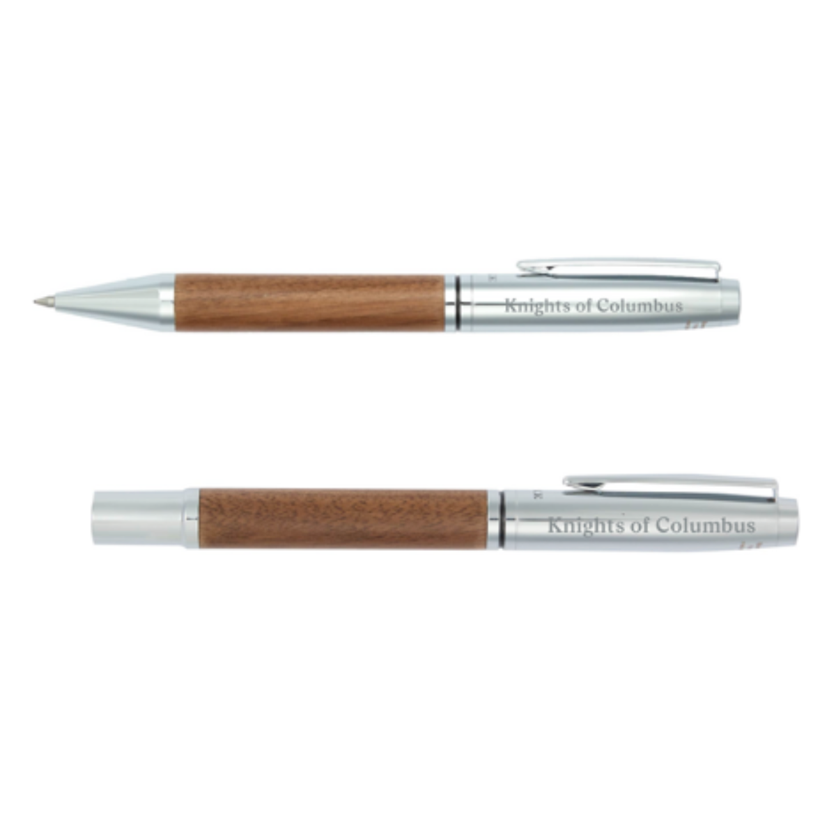 Luxe Walnut Executive Pen - Ballpoint or Roll Ball