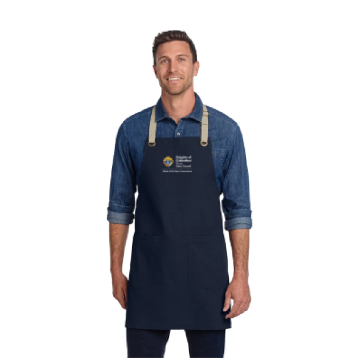 Texas Council Canvas Full-Length Two-Pocket Apron