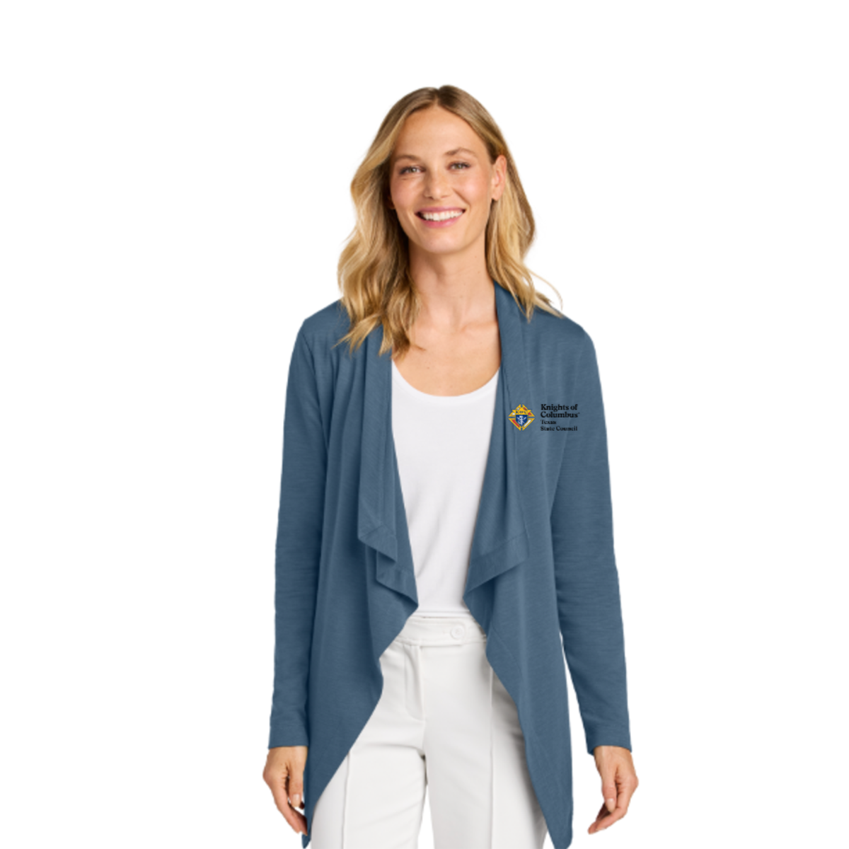 Texas Council Ladies Open Flowy Cardigan