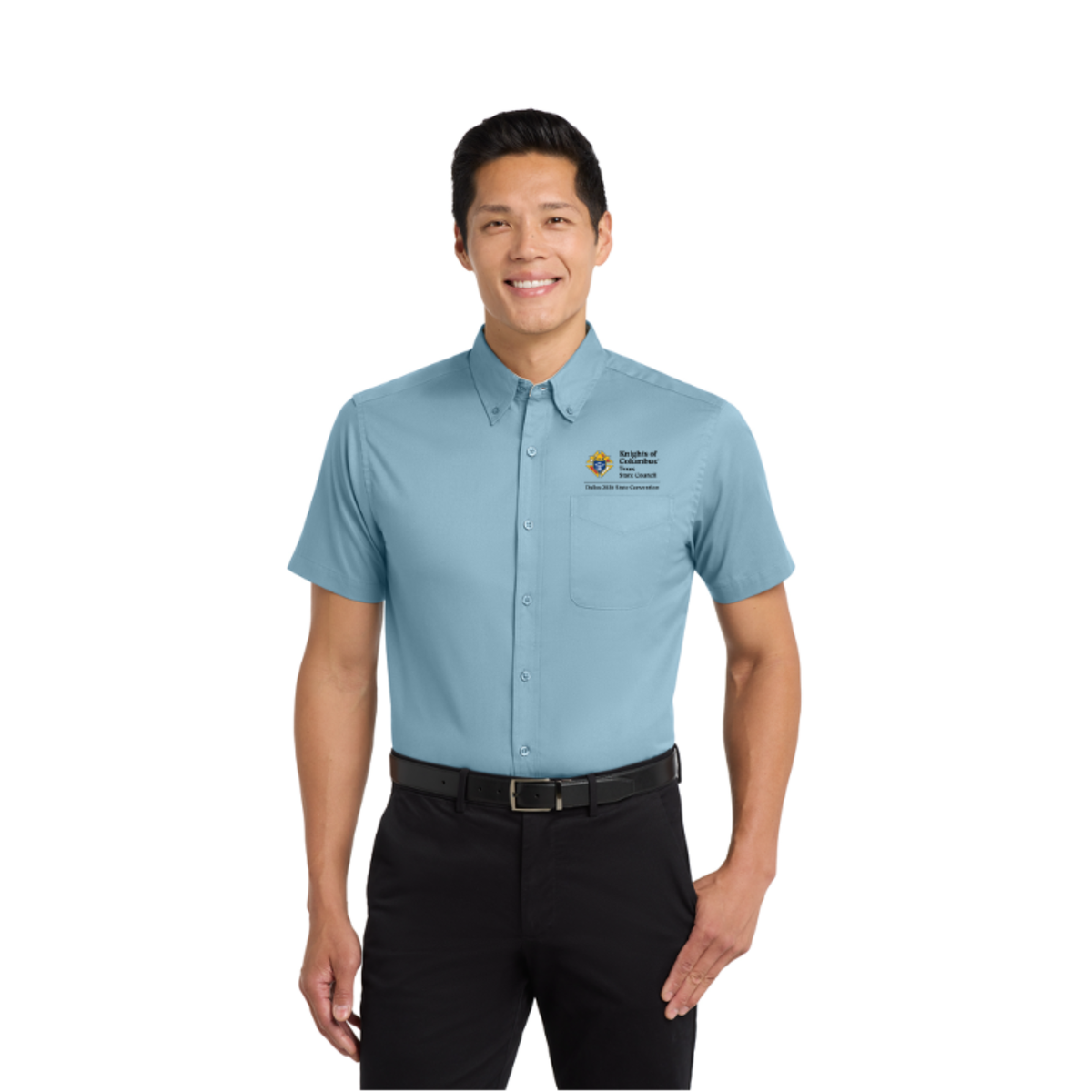 Texas Council Short Sleeve Easy Care Button-Down Shirt