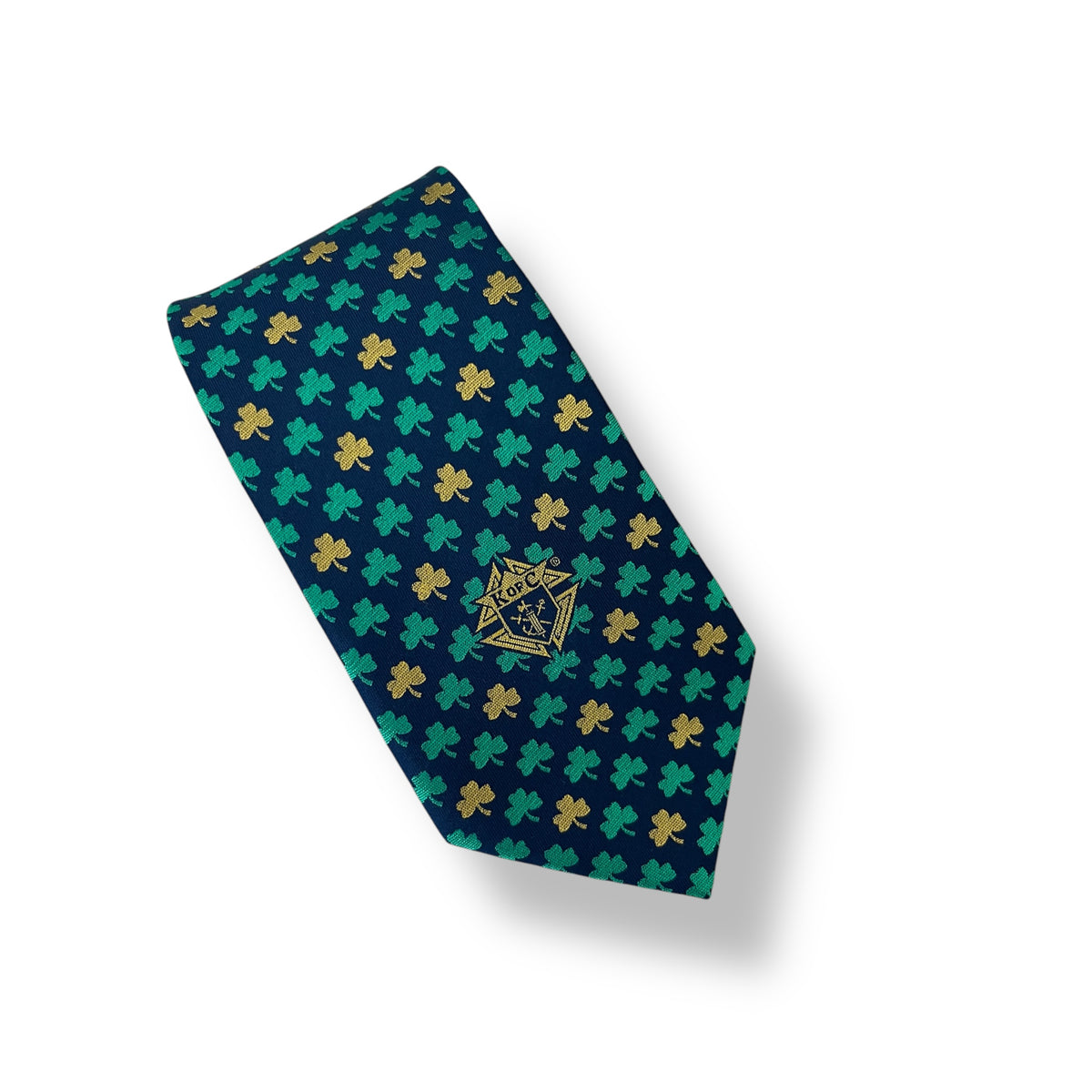 St. Patrick&#39;s Day Shamrocks + Emblem Tie - 2025