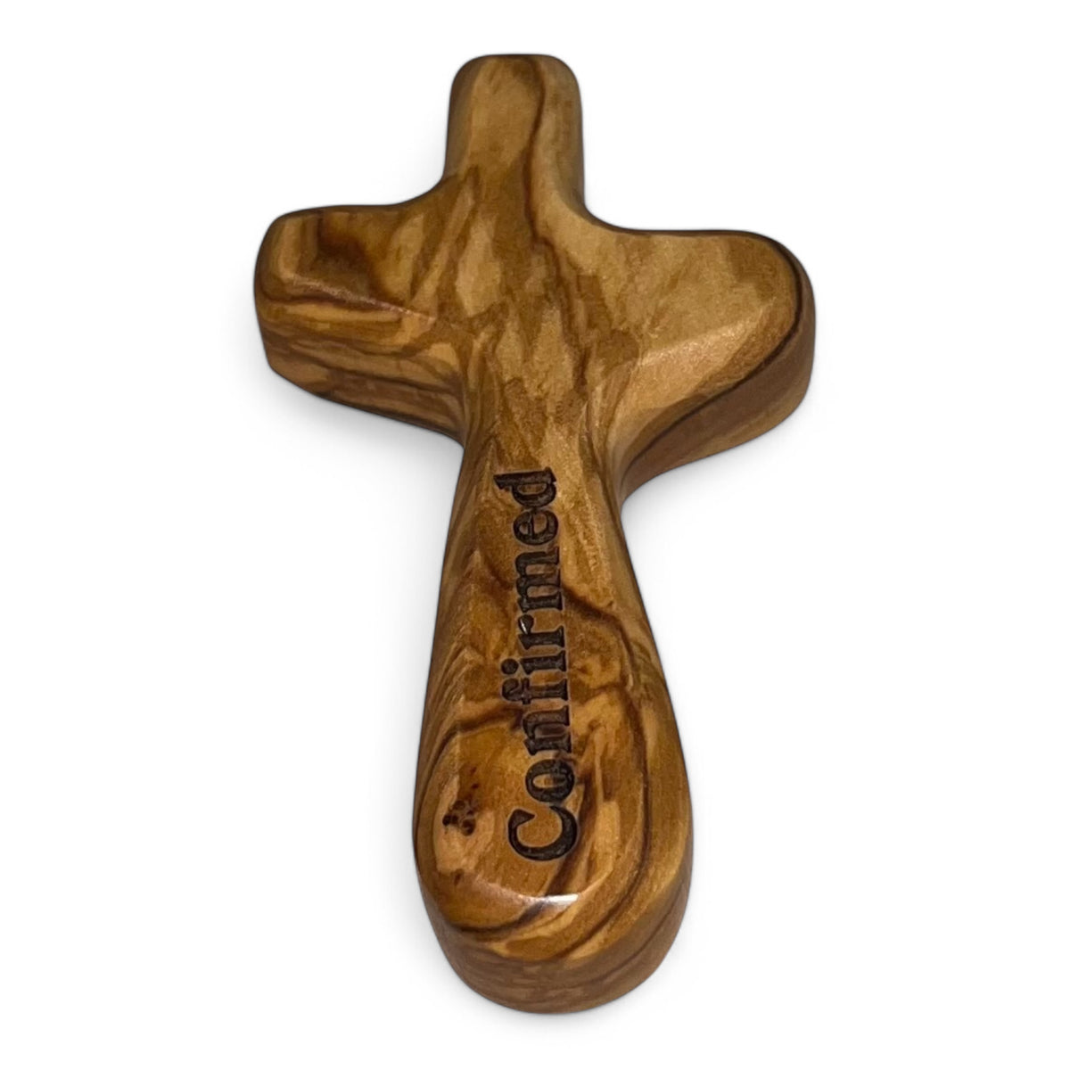 CONFIRMATION - Olive Wood Holding Cross