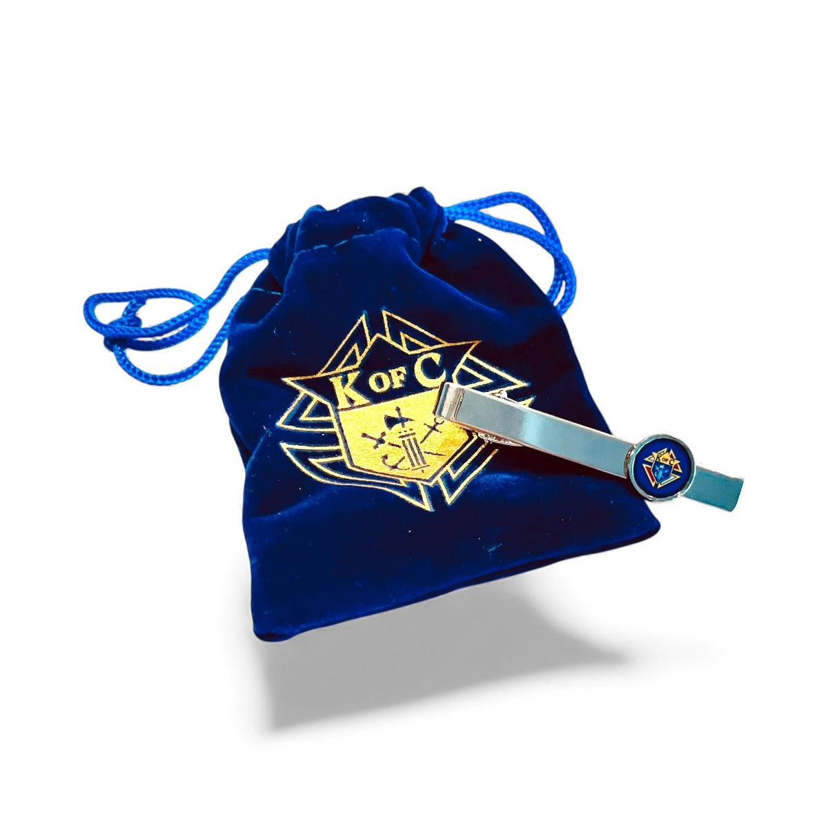 KofC Tie Bar - Nickel Finish