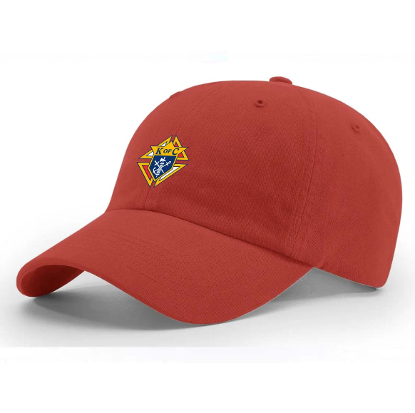 Sombreros de sarga lavada con ropa - Emblema de KofC