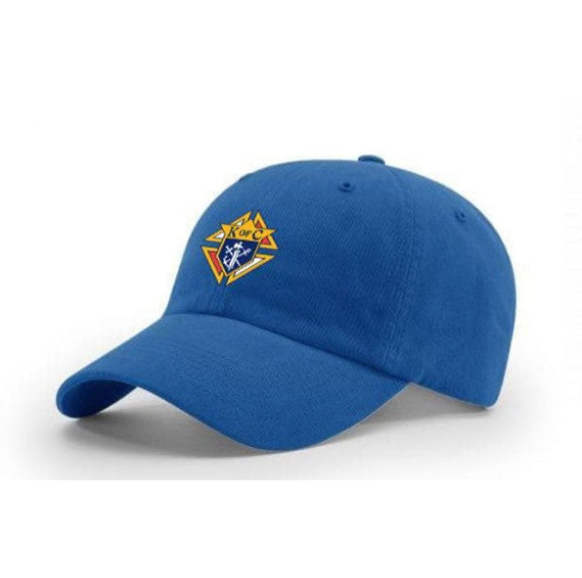 Sombreros de sarga lavada con ropa - Emblema de KofC