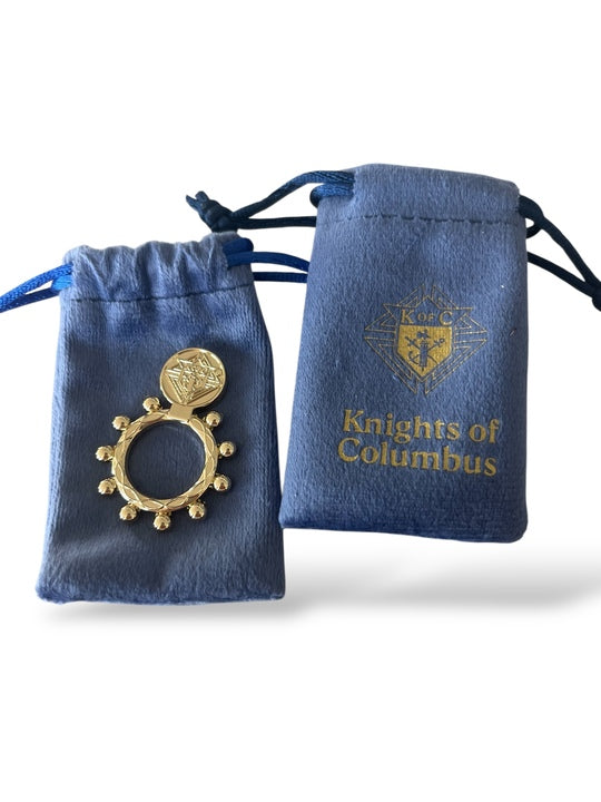 Knights of Columbus Finger Rosary Ring - Set of 10
