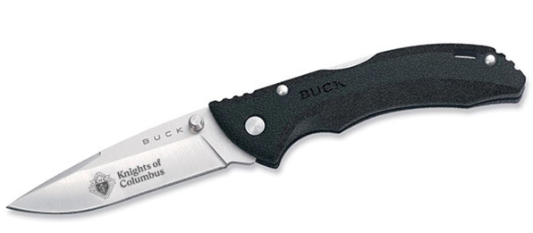 Cuchillo Buck® Bantam™ azul con cierre trasero