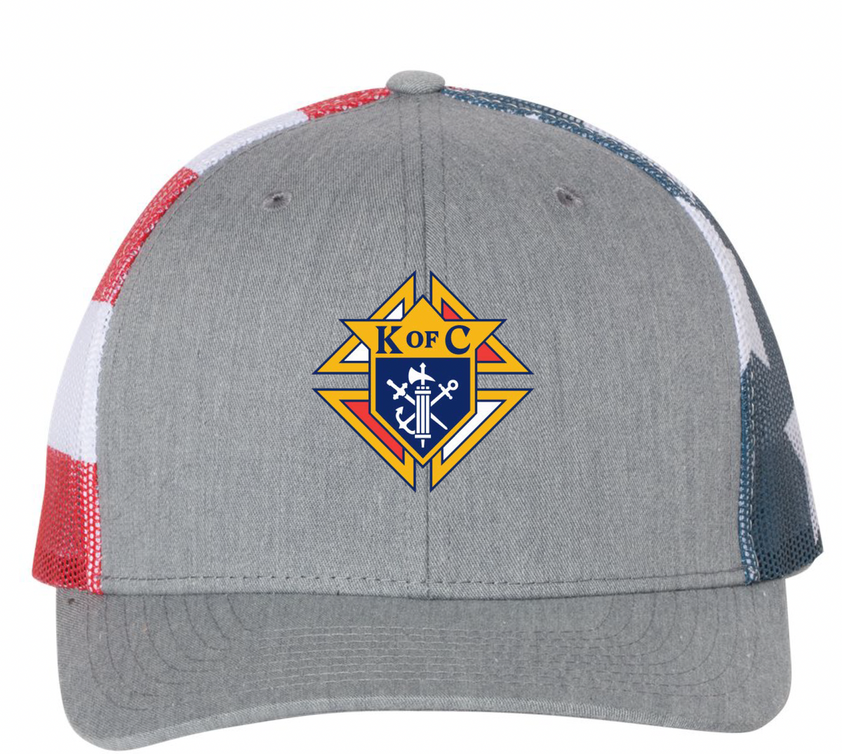 Richardson Stars &amp; Stripes Hat - KofC Emblem