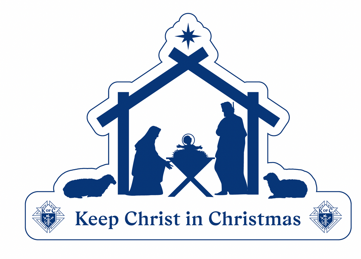Ensemble d&#39;aimants Keep Christ in Christmas (5 pièces)