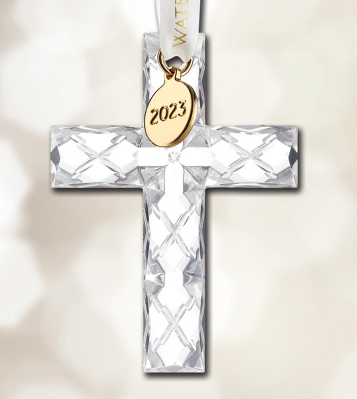 2023 Waterford Annual Cross Ornament