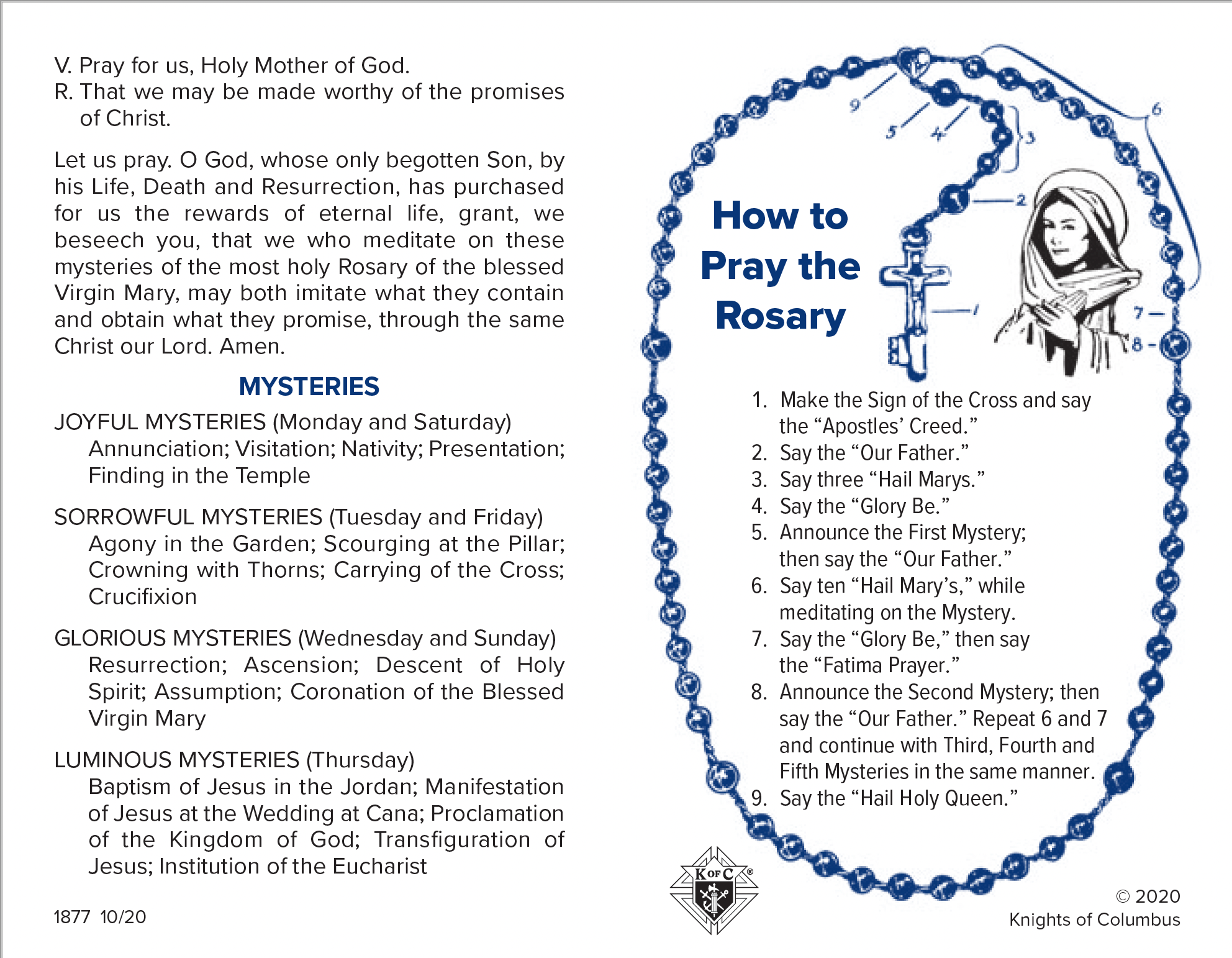Pray to rosary deals
