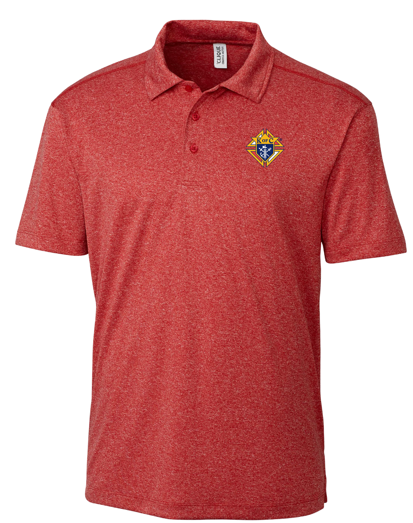 CLIQUE Charge Active Men's Short Sleeve Polo
