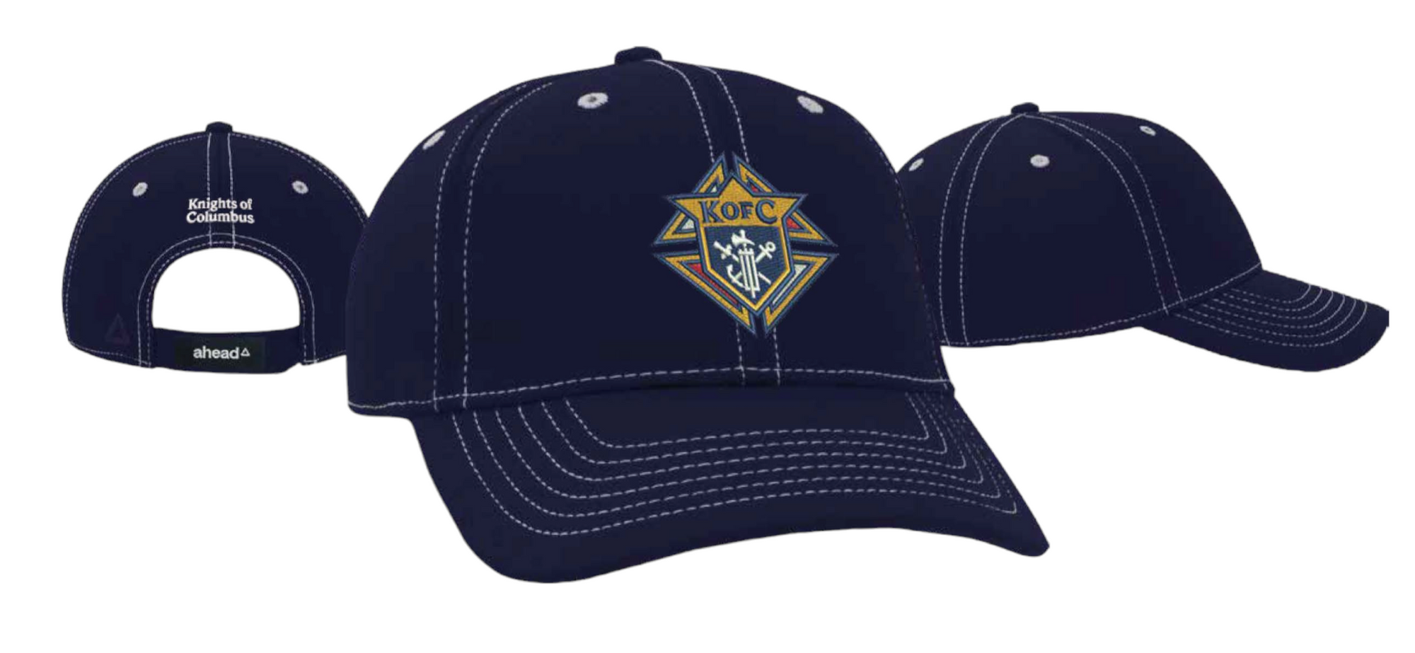 The Halifax Navy Hat w/Emblem + KofC Text