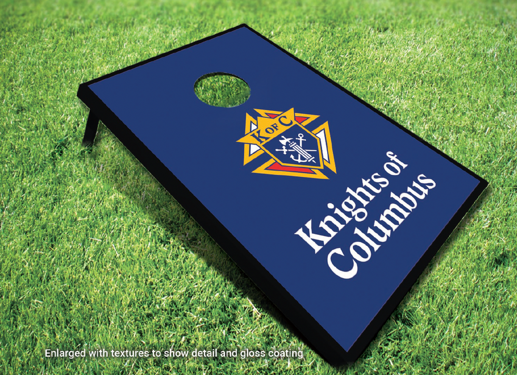 Knights セット 2' x 3' KofC Cornhole Game Set - Knights Gear USA