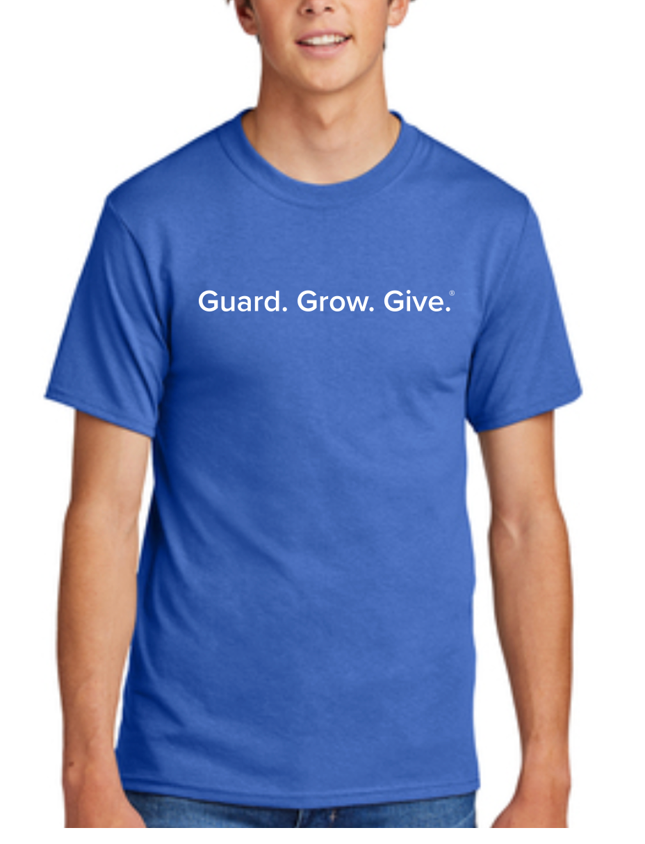KofC Insurance Agency Guard. Grow. Give T-Shirts - packs of 10
