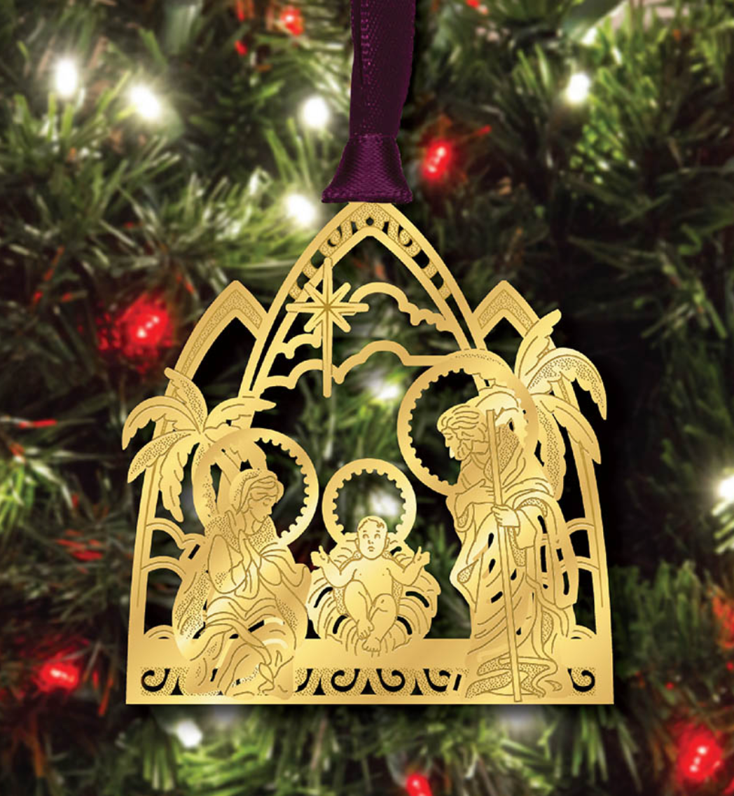 Keep Christ in Christmas Nativity Ornament