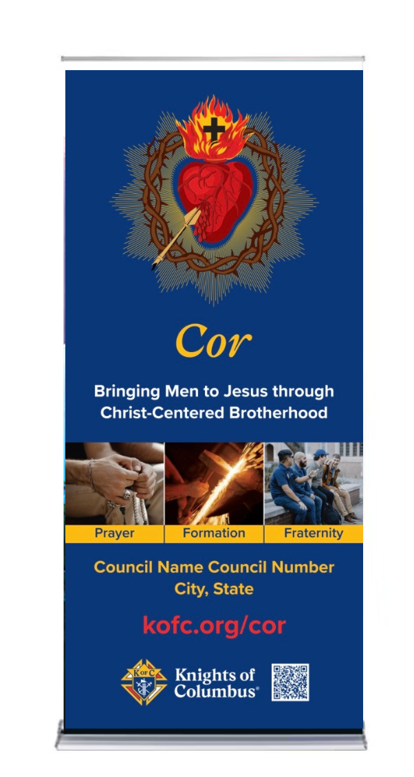 Cor - Pull Up Banner with Custom Council Option