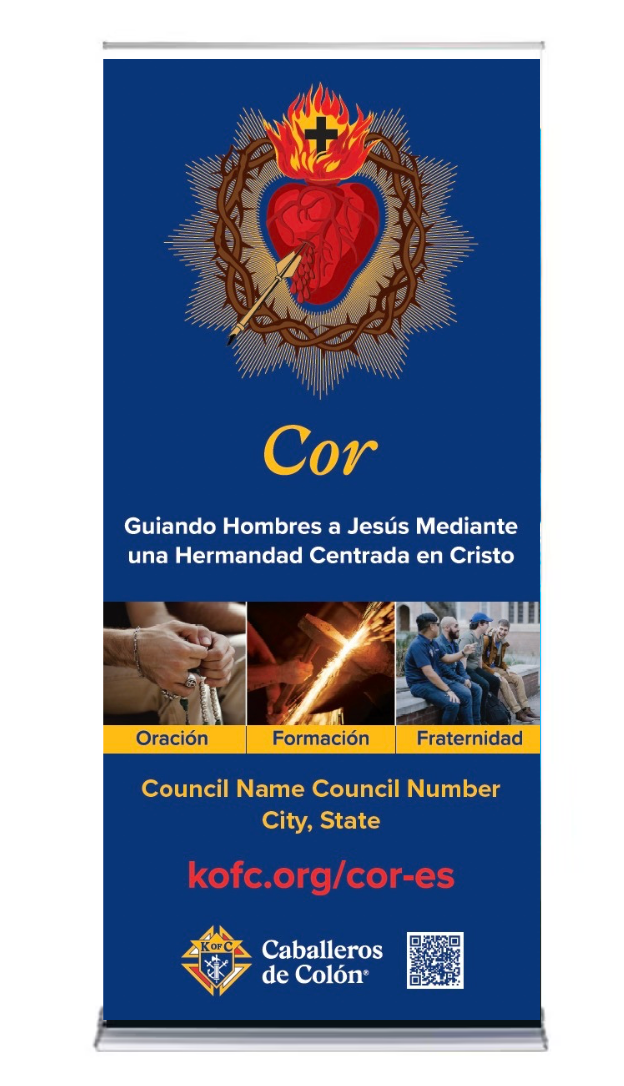 Cor - Pull Up Banner with Custom Council Option