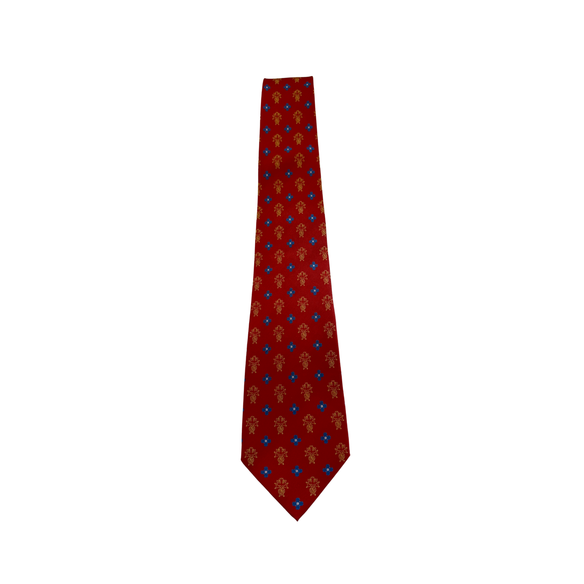 Red Tie with 4th Degree Tonal Emblem/Blue Cross
