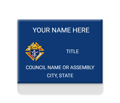 Men&#39;s Foldover Nametag