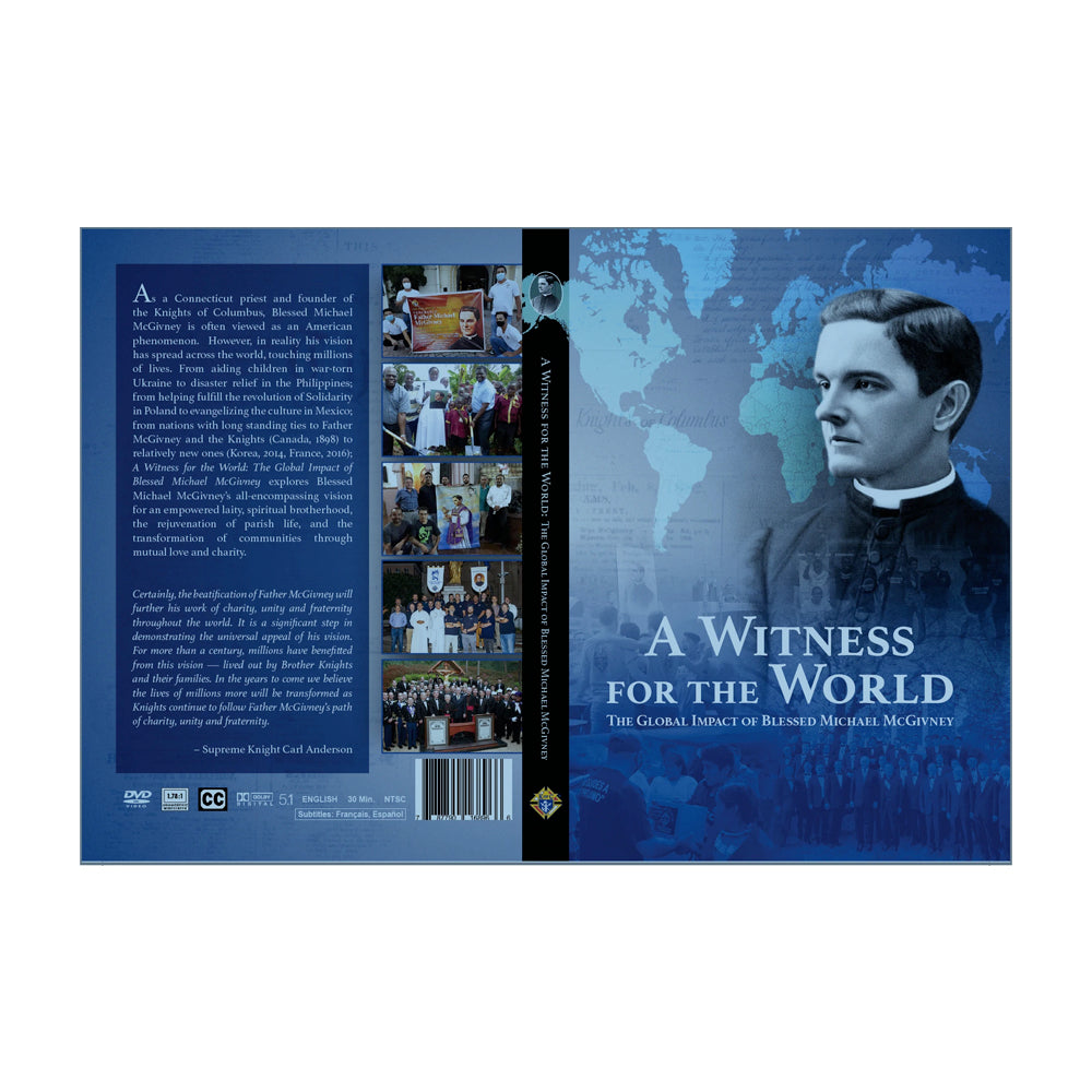 Un témoin pour le monde : L&#39;impact mondial du bienheureux Michael McGivney DVD