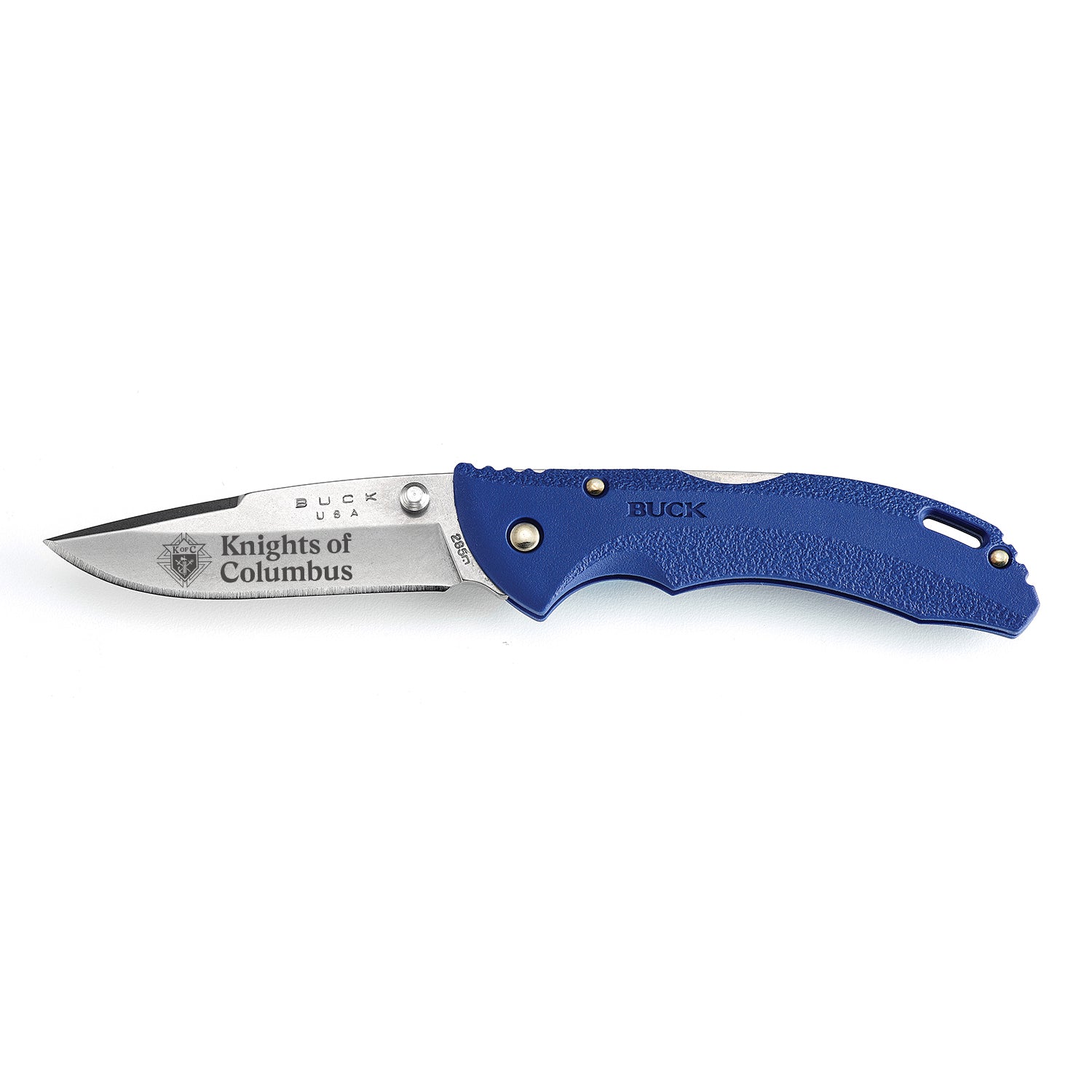 Cuchillo Buck® Bantam™ azul con cierre trasero