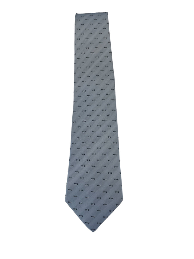 Carolina Blue Tie with Navy KofC - Regular and Long