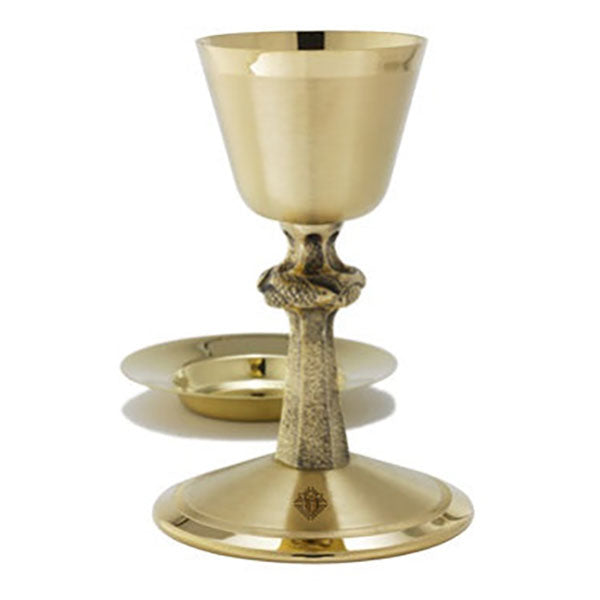 High Polish Chalice with Well Paten &amp; Emblem