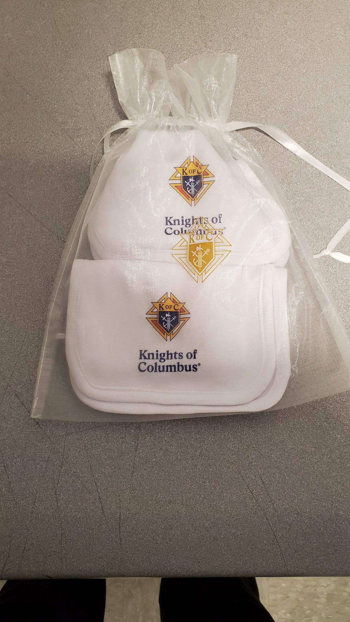 KofC Infant Burp Cloths